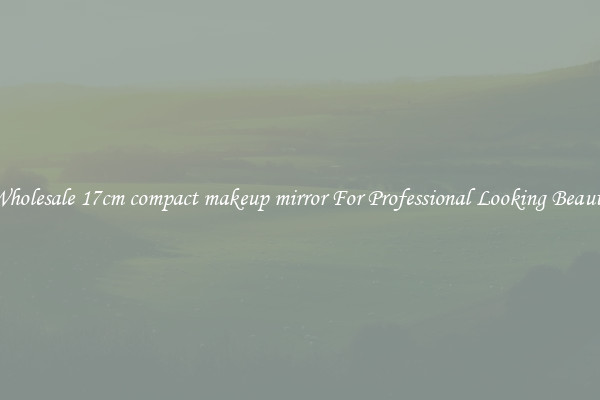 Wholesale 17cm compact makeup mirror For Professional Looking Beauty