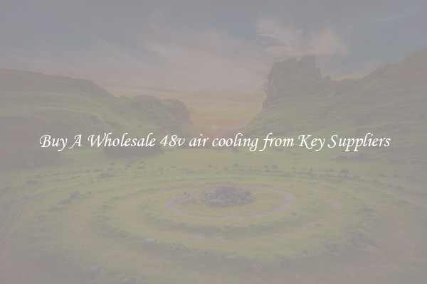 Buy A Wholesale 48v air cooling from Key Suppliers
