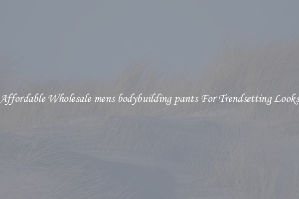 Affordable Wholesale mens bodybuilding pants For Trendsetting Looks