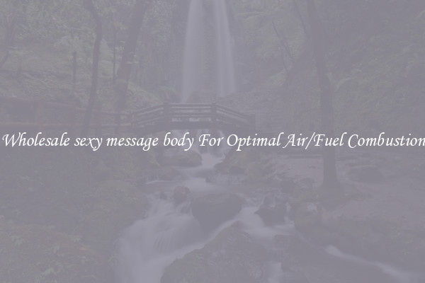 Wholesale sexy message body For Optimal Air/Fuel Combustion