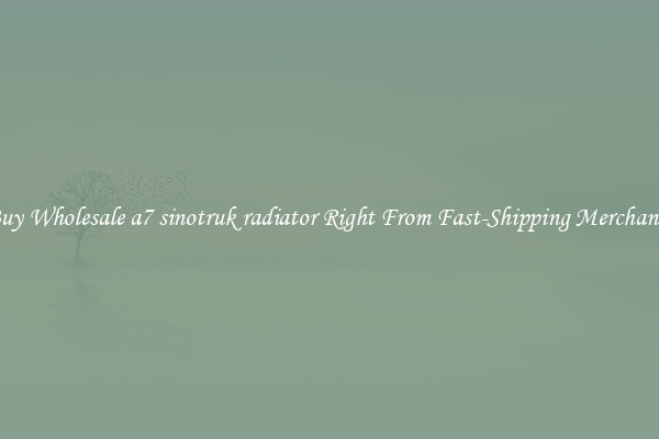 Buy Wholesale a7 sinotruk radiator Right From Fast-Shipping Merchants