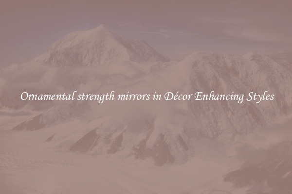 Ornamental strength mirrors in Décor Enhancing Styles