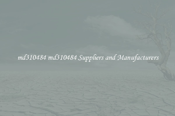 md310484 md310484 Suppliers and Manufacturers