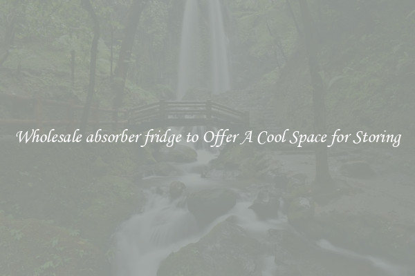 Wholesale absorber fridge to Offer A Cool Space for Storing